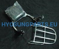 Hyosung Aquila Carry Rack & Back Rest Gv650 - Free Shipping Hyosung Parts Eu