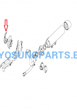 Hyosung Aquila Exhaust Cover Joint 2 Gv650 - Free Shipping Hyosung Parts Eu