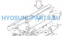 Hyosung Exhaust Cover Rear Muffler St7 - Free Shipping Hyosung Parts Eu
