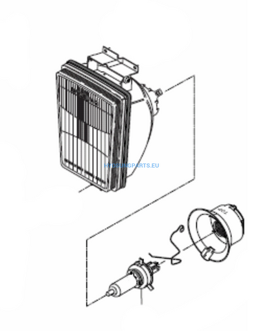 Hyosung Headlight Lamp Rx125 - Free Shipping Hyosung Parts Eu