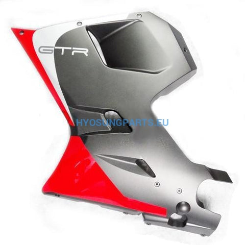 Hyosung Lower Left Fairing 2013 Matt Black Red Gt125R Gt250R Gt650R - Free Shipping Hyosung Parts Eu