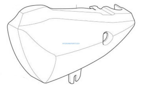 Hyosung Side Cover Left Efi Gv250 - Free Shipping Hyosung Parts Eu