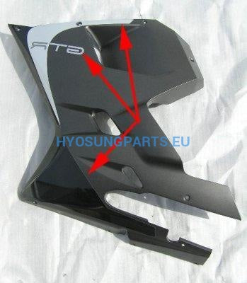 Hyosung Sticker kit Lower Fairing Left GT125R GT250R GT650R - Free Shipping Hyosung Parts EU