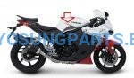 Hyosung Tank Sticker Right Black Gt250 Gt250R Gt650 Gt650R - Free Shipping Hyosung Parts Eu
