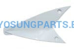 Hyosung Upper Fairing Right Infill White Gt125R Gt250R Gt650R - Free Shipping Hyosung Parts Eu