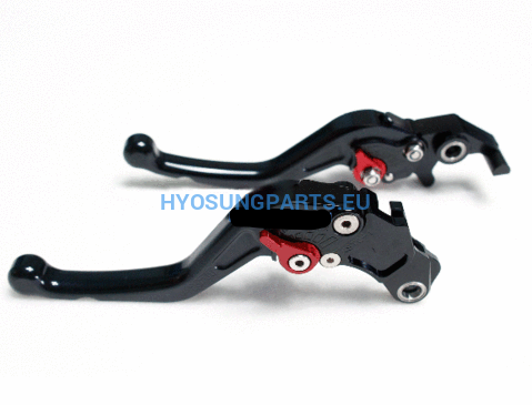 Hyosung Xrt Billet Aluminum Brake Clutch Lever Set Black Gt125R Gt250R Gt650R - Free Shipping Hyosung Parts Eu
