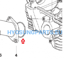 Hyosung Aquila Exhaust Flange Gasket Gt650 Gt650R Gv650 - Free Shipping Hyosung Parts Eu