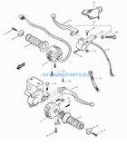 Hyosung Efi Clutch Bracket Lever Gt125 Gt125R Gt250 Gt250R - Free Shipping Hyosung Parts Eu
