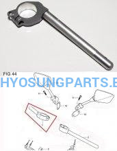 Hyosung Handle Bar Right Gt125R Gt250R Gt650R - Free Shipping Hyosung Parts Eu