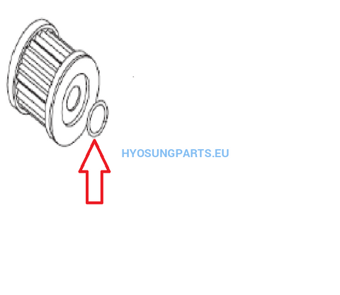 Hyosung Oil Filter Oring Inner Gt650 Gt650R Gv650 - Free Shipping Hyosung Parts Eu