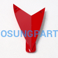 Hyosung Upper Fairing Right Infill Red Gt125R Gt250R Gt650R - Free Shipping Hyosung Parts Eu