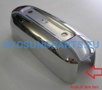 Hyosung Air Filter Cover Right Chrome Gv250 - Free Shipping Hyosung Parts Eu