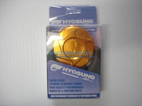 Hyosung Aluminium Rear Master Cylinder Cap Gold Gt125 Gt125R Gt250 Gt250R Gt650 Gt650R - Free Shipping Hyosung Parts Eu