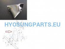Hyosung Aquila Classic Rear Tail Cover Gv650 St7 - Free Shipping Hyosung Parts Eu