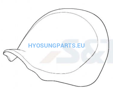 Hyosung Aquila Classic Seat Front Gv650 St7 - Free Shipping Hyosung Parts Eu