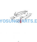 Hyosung Aquila Cover Air Vent Black Left Gv650 - Free Shipping Hyosung Parts Eu