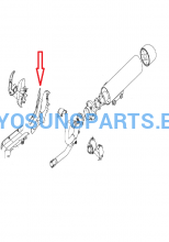 Hyosung Aquila Exhaust Cover Joint 1 Gv650 - Free Shipping Hyosung Parts Eu