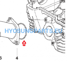 Hyosung Aquila Exhaust Flange Gasket Gt650 Gt650R Gv650 - Free Shipping Hyosung Parts Eu
