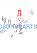 Hyosung Aquila Exhaust Front Inner Cover Gv650 - Free Shipping Hyosung Parts Eu
