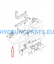 Hyosung Aquila Exhaust Pipe Front Gv250 - Free Shipping Hyosung Parts Eu