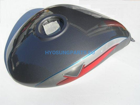 Hyosung Aquila Fuel Gas Tank Efi Silver Gv650 - Free Shipping Hyosung Parts Eu
