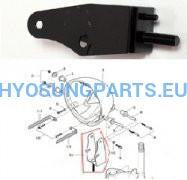 Hyosung Aquila Headlight Bracket Gv250 - Free Shipping Hyosung Parts Eu