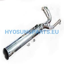 Hyosung Aquila Muffler Assy Carb Gv650 - Free Shipping Hyosung Parts Eu