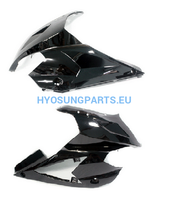 Hyosung Black Left & Right Upper Fairings Pair Gt125R Gt250R Gt650R Gt650S - Free Shipping Hyosung Parts Eu