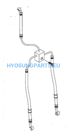 Hyosung Brake Line Front Gt650 - Free Shipping Hyosung Parts Eu