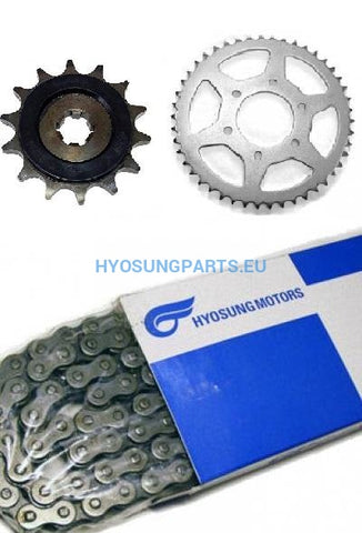 HYOSUNG CHAIN SPROCKET KIT GV250 - Free Shipping Hyosung Parts EU