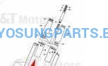 Hyosung Classic Fork Cover Lower Gv650 St7 - Free Shipping Hyosung Parts Eu