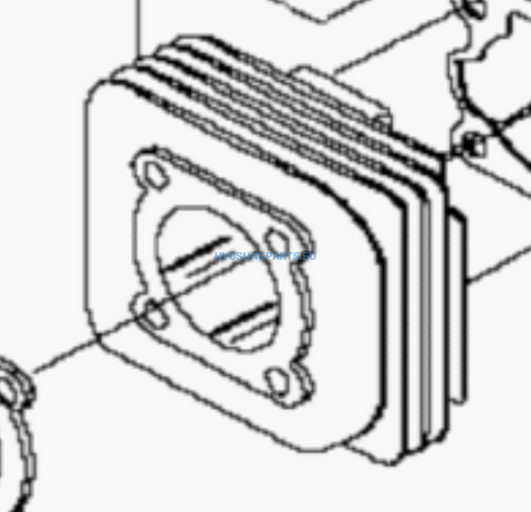 Hyosung Cylinder Assy Sf50 Sf50R Sf50B - Free Shipping Hyosung Parts Eu