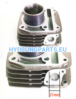 Hyosung Cylinder Front Hyosung Gv250 New Model - Free Shipping Hyosung Parts Eu