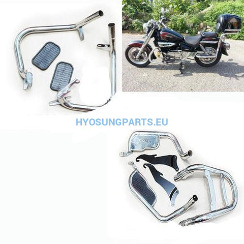 Hyosung Engine Guard Luggage Frame Kit Gv125 Gv250 - Free Shipping Hyosung Parts Eu