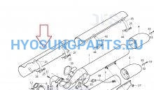 Hyosung Exhaust Cover Front Muffler St7 - Free Shipping Hyosung Parts Eu