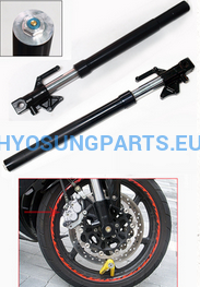 Hyosung Front Fork Set Black Gt650 Gt650R - Free Shipping Hyosung Parts Eu