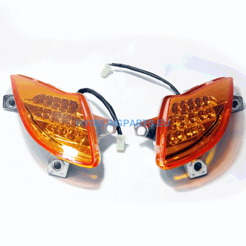 Hyosung Front Turn Signal Set Amber Lens Hyosung Ms3 250 - Free Shipping Hyosung Parts Eu