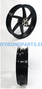 Hyosung Front Wheel Rim Black Hyosung Gt650 Gt650R Gt650S - Free Shipping Hyosung Parts Eu