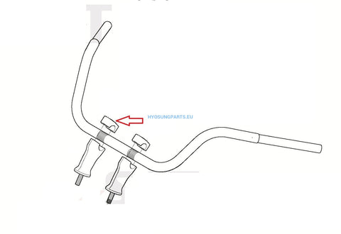 Hyosung Handle Bar Clamp Lower Gv650 St7 - Free Shipping Hyosung Parts Eu