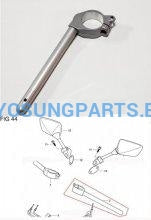 Hyosung Handle Bar Left Gt125R Gt250R Gt650R - Free Shipping Hyosung Parts Eu