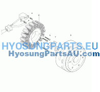Hyosung Magneto Assy Te450 - Free Shipping Hyosung Parts Eu