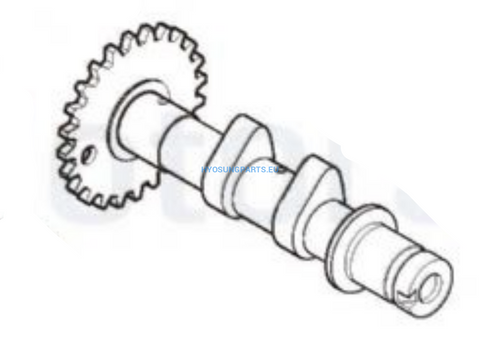 Hyosung Rear Exhaust Camshaft Assy Hyosung Gt650 Gt650R Gv650 - Free Shipping Hyosung Parts Eu