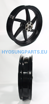 Hyosung Rear Wheel Black Gt250 Gt250R - Free Shipping Hyosung Parts Eu
