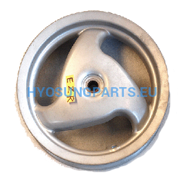 Hyosung Rear Wheel Rim Silver Hyosung Ez100 - Free Shipping Hyosung Parts Eu