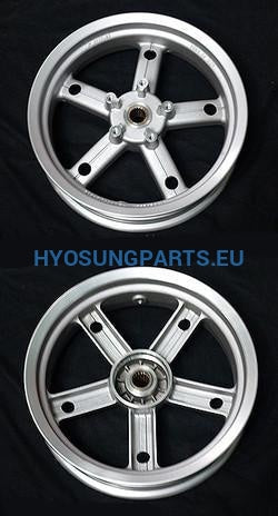 Hyosung Rear Wheel Rim Silver Hyosung Ms3 250 - Free Shipping Hyosung Parts Eu