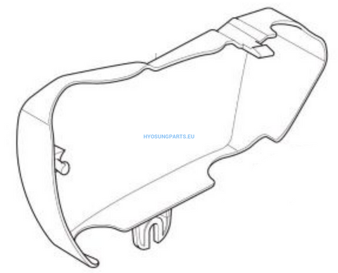 Hyosung Side Cover Right Efi Gv250 - Free Shipping Hyosung Parts Eu