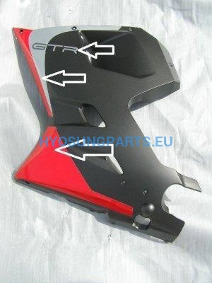 Hyosung Sticker kit Lower Fairing Left GT125R GT250R GT650R - Free Shipping Hyosung Parts EU