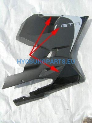 Hyosung Sticker kit Lower Fairing Right GT125R GT250R GT650R - Free Shipping Hyosung Parts EU
