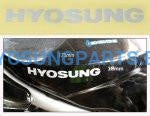 Hyosung Sticker Silver Gt125 Gt125R Gt250 Gt250R Gt650 Gt650R - Free Shipping Hyosung Parts Eu